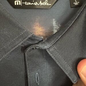 Travis Mathew Blue Polo Shirt